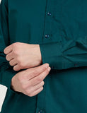 Amazon Brand - Symbol Men's Solid Cotton Formal Shirt | Plain | Full Sleeve - Regular Fit (Available in Plus Sizes)