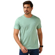 Van Heusen Men's Cotton Regular Fit Solid T-Shirt Crew Neck, Short Sleeves
