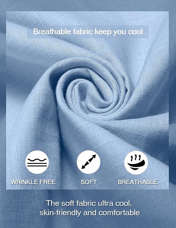 Zombom Cotton Blend Solid Casual Regular Fit Mandarin/Chinese Collor Short Kurta for Men