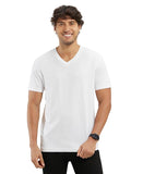 Jockey 2726 Men's Super Combed Cotton Rich Solid Regular Fit V Neck Half Sleeve T-Shirt