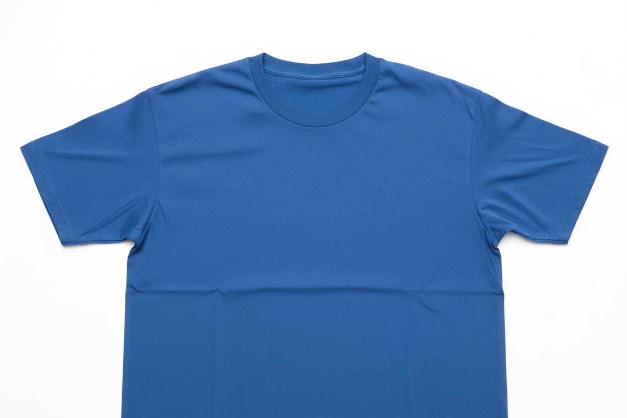 blue t-shirt